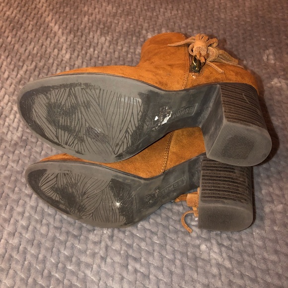 Women’s Tan ESPRIT Ankle Boots- Roberta-E B14 - Picture 4 of 8